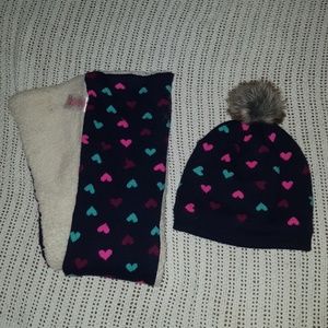 Girls Warm Hat & Scarf